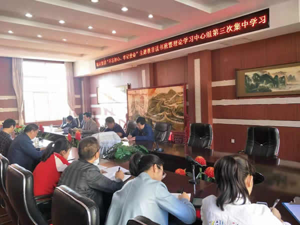隴運(yùn)集團(tuán)公司召開“不忘初心、牢記使命”主題教育讀書班暨理論學(xué)習(xí)中心組第三次、第四次集中學(xué)習(xí)會(huì)議